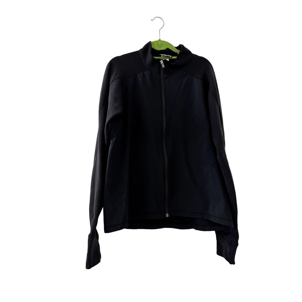 Patagonia Black Men's Fleece Full Zip long sleeve top‎ Size large